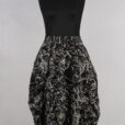 dogstar sazanka balloon skirt black abby maud face bas attache lien