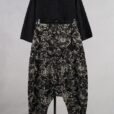 dogstar sazanka low pants black abby maud dos pied