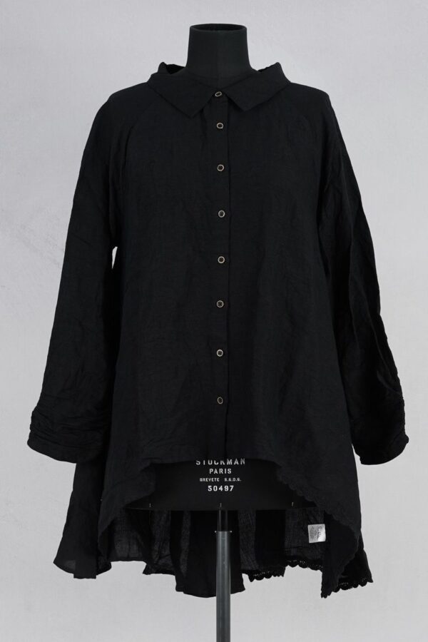 ewa i walla fia blouse 44214 black abby maud face 1