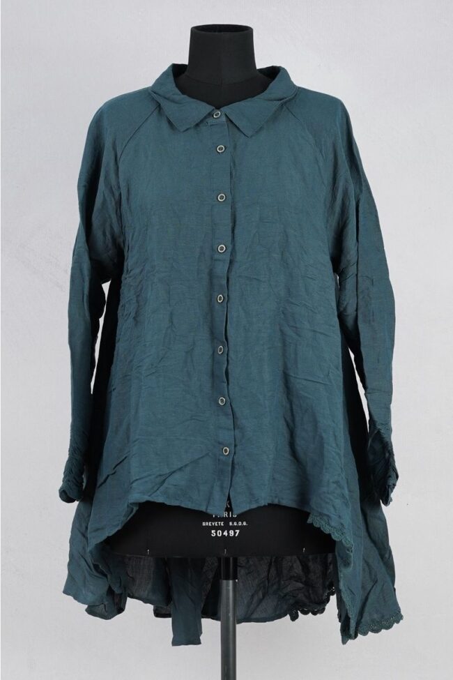 ewa i walla fia blouse 44214 dark slate abby maud