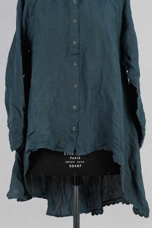 ewa i walla fia blouse 44214 dark slate abby maud face bas