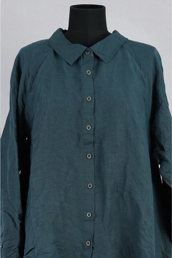 ewa i walla fia blouse 44214 dark slate abby maud face zoom