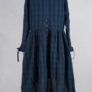 ewa i walla sally robe 55975 blue checked abby maud dos 1