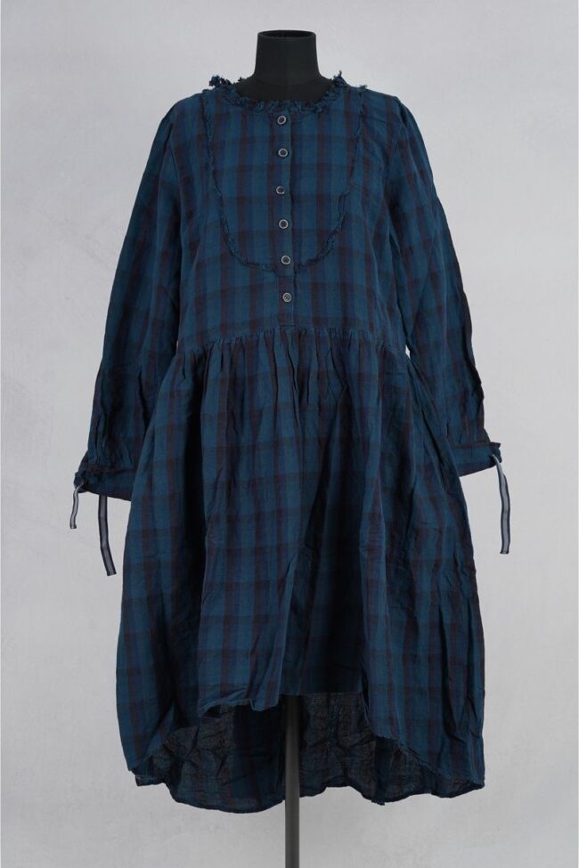 ewa-i-walla-sally-robe-55975-blue-checked-abby-maud-face-2 ewa i walla sally robe 55975 blue checked abby maud face 2