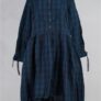 ewa i walla sally robe 55975 blue checked abby maud face 2