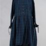 ewa i walla sally robe 55975 blue checked abby maud face