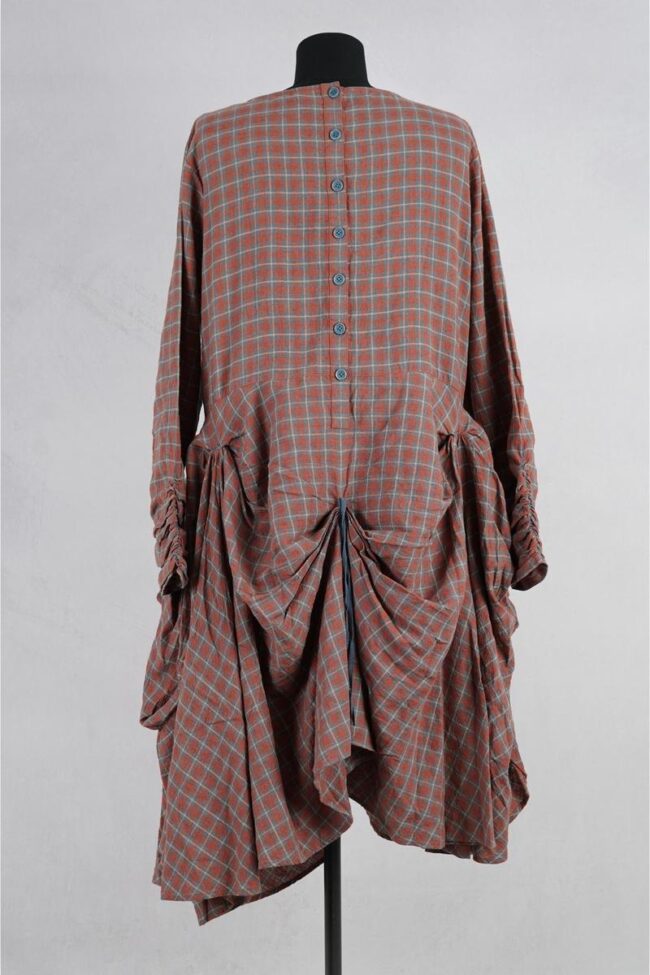 ewa-i-walla-valborg-robe-55977-checked-abby-maud-dos ewa i walla valborg robe 55977 checked abby maud dos