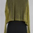 krista larson crop fishnet cardigan avocado abby maud dos