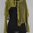 krista larson crop fishnet cardigan avocado abby maud face 7