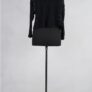 krista larson crop fishnet cardigan black abby maud dos 2
