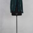krista larson crop fishnet cardigan teal abby maud face 2