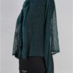 krista larson crop fishnet cardigan teal abby maud profil 2
