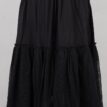 krista larson designs jupe foundation skirt black abby maud face volant