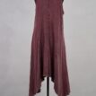 krista larson designs robe long ballet slip garnet enzyme abby maud dos en pied
