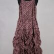krista larson designs robe low rouched slip merlot floral abby maud dos attache