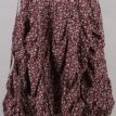 krista larson designs robe low rouched slip merlot floral abby maud face volants