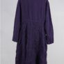 krista larson low rouched coat linen eggplant abby maud dos 1