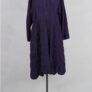 krista larson low rouched coat linen eggplant abby maud face 4