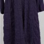 krista larson low rouched coat linen eggplant abby maud face 7