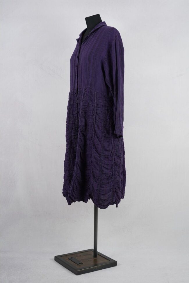 krista larson low rouched coat linen eggplant abby maud profil 2 krista larson low rouched coat linen eggplant abby maud profil 2