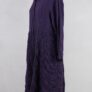 krista larson low rouched coat linen eggplant abby maud profil 3