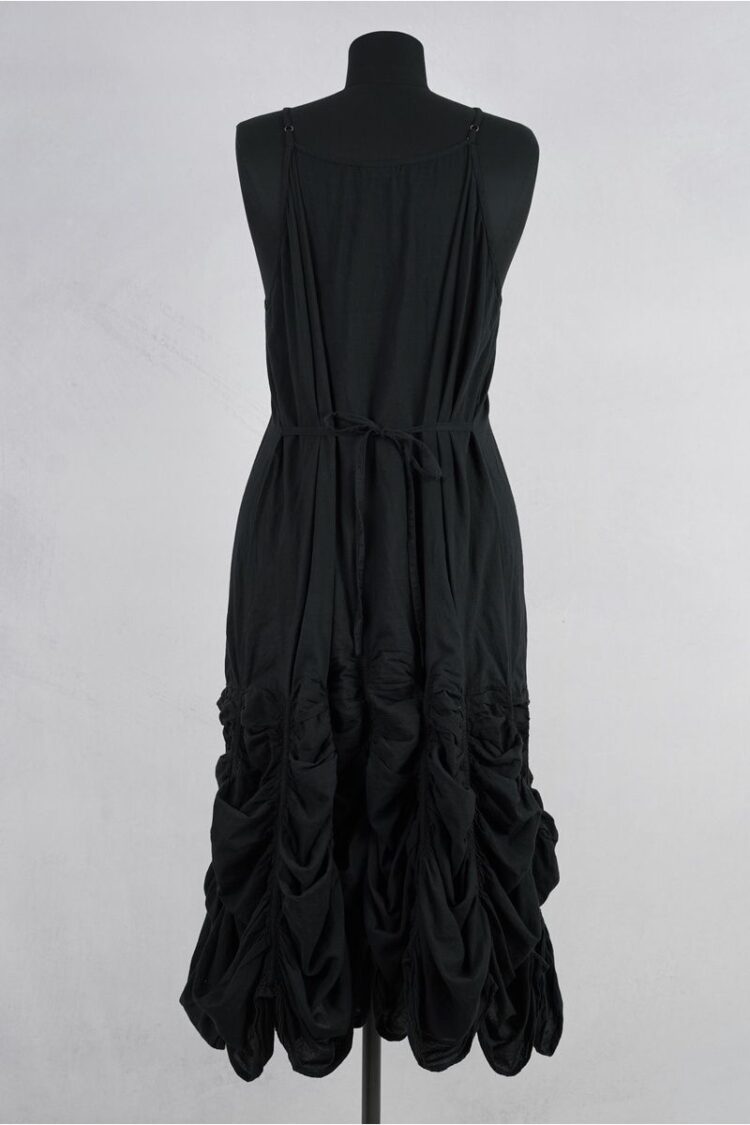 krista larson low rouched slip black voile cotton abby maud dos 1 krista larson low rouched slip black voile cotton abby maud dos 1