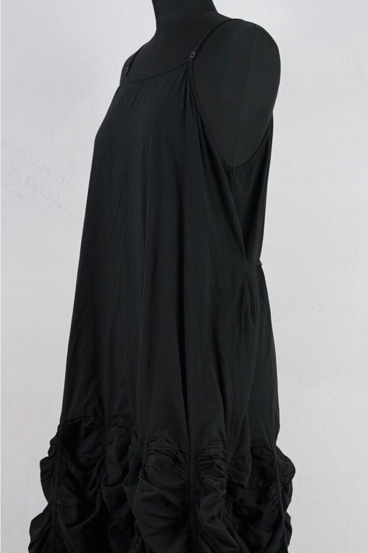 krista larson low rouched slip black voile cotton abby maud profil 1 krista larson low rouched slip black voile cotton abby maud profil 1