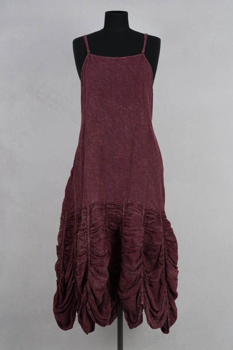 krista larson low rouched slip linen garnet abby maud face 4
