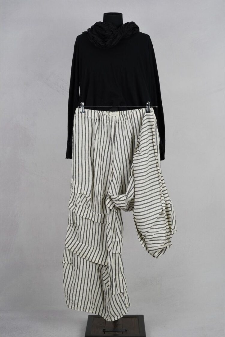 krista larson stormy pants cream striped abby maud face 5