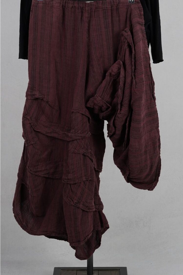 krista larson stormy pants merlot linen striped abby maud face 1 krista larson stormy pants merlot linen striped abby maud face 1