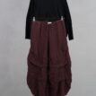 krista larson stormy pants merlot linen striped abby maud face 2