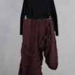krista larson stormy pants merlot linen striped abby maud face 8