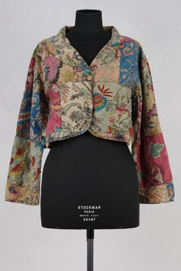 jls madras veste blue patch abby maud boutique 6